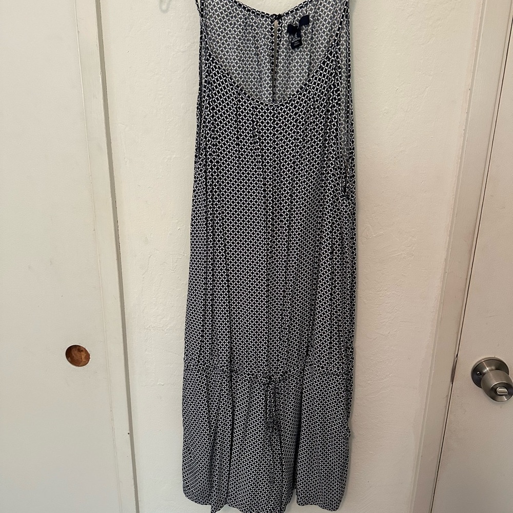 GAP Navy/White Pattern Romper